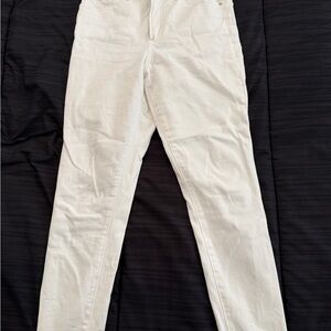 Express Off-White Denim Pants